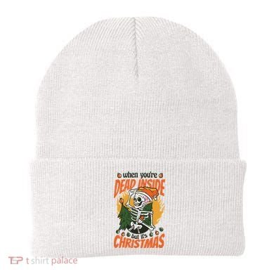 When You're Dead Inside But It's Christmas Beanie