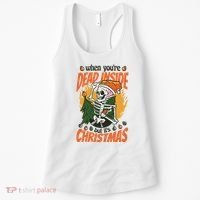 When You're Dead Inside But It's Christmas Women's Tank Top thumb 0