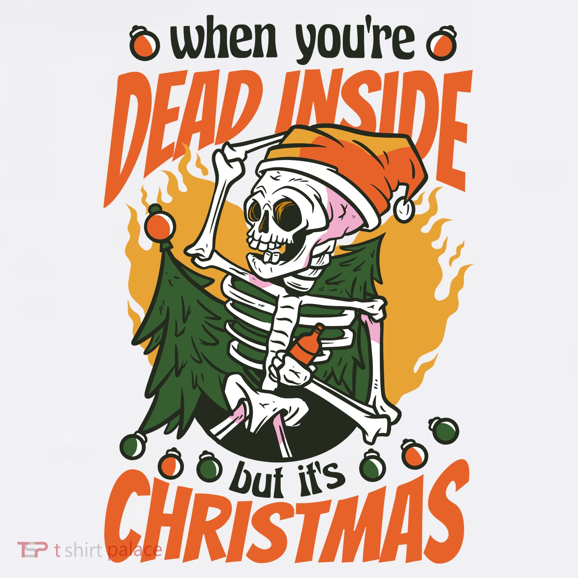 When You're Dead Inside But It's Christmas Women's Tank Top