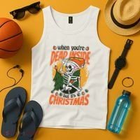 When You're Dead Inside But It's Christmas Tank Top thumb 4