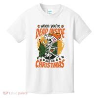 When You're Dead Inside But It's Christmas Kids T-Shirt thumb 0