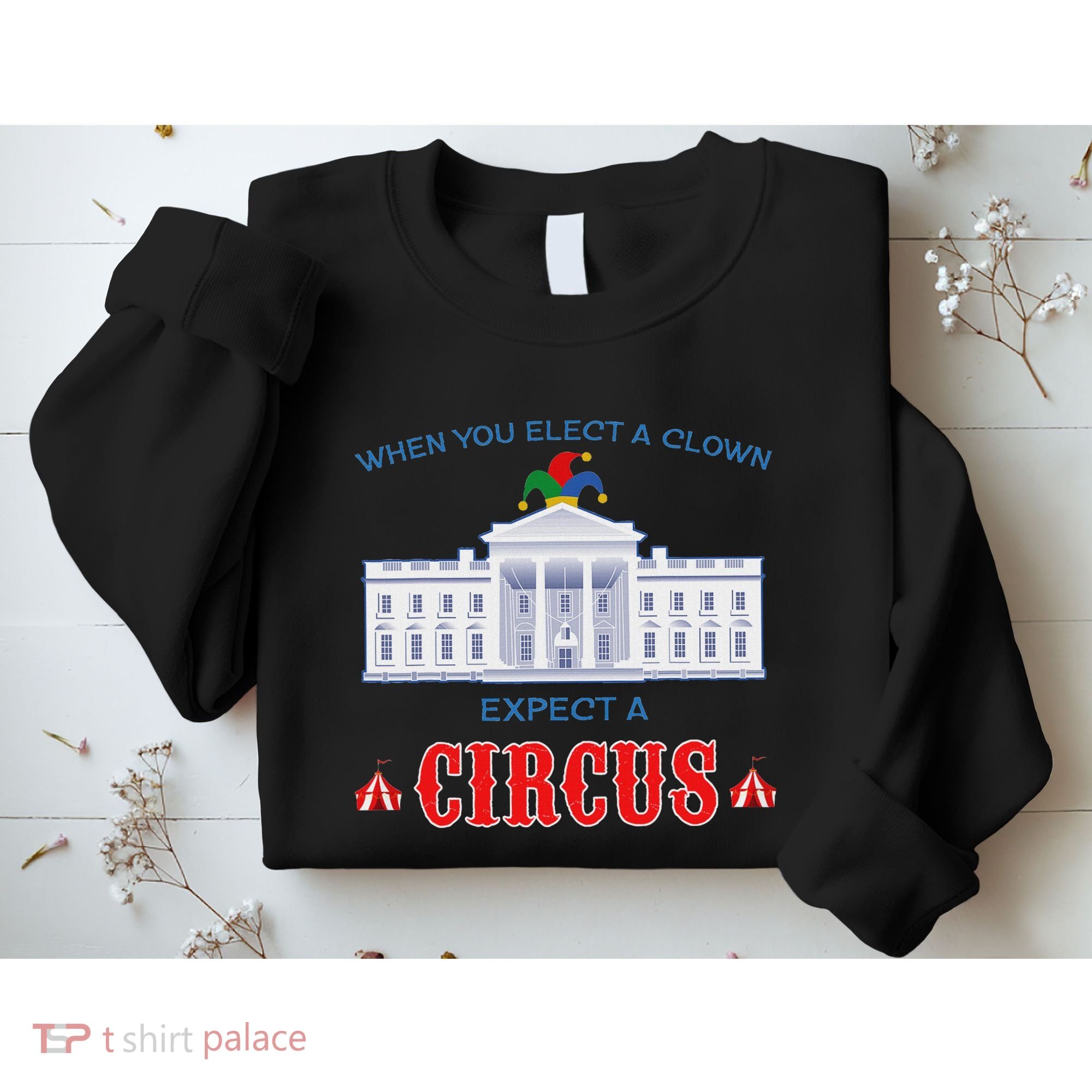 When You Elect A Clown Expect A Circus Anti Trump Sweatshirt