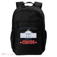 When You Elect A Clown Expect A Circus Anti Trump Backpack thumb 0