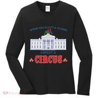 When You Elect A Clown Expect A Circus Anti Trump Women's Long Sleeve Shirt thumb 0