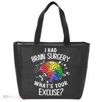 WhatS Your Excuse I Had Brain Surgery Tote Bag thumb 0