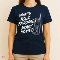 What's Your Favorite Scary Movie? Halloween Horror Movie T-Shirt thumb 4