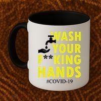 Wash Your F*ing Hands Covid19 Coffee Mug thumb 2