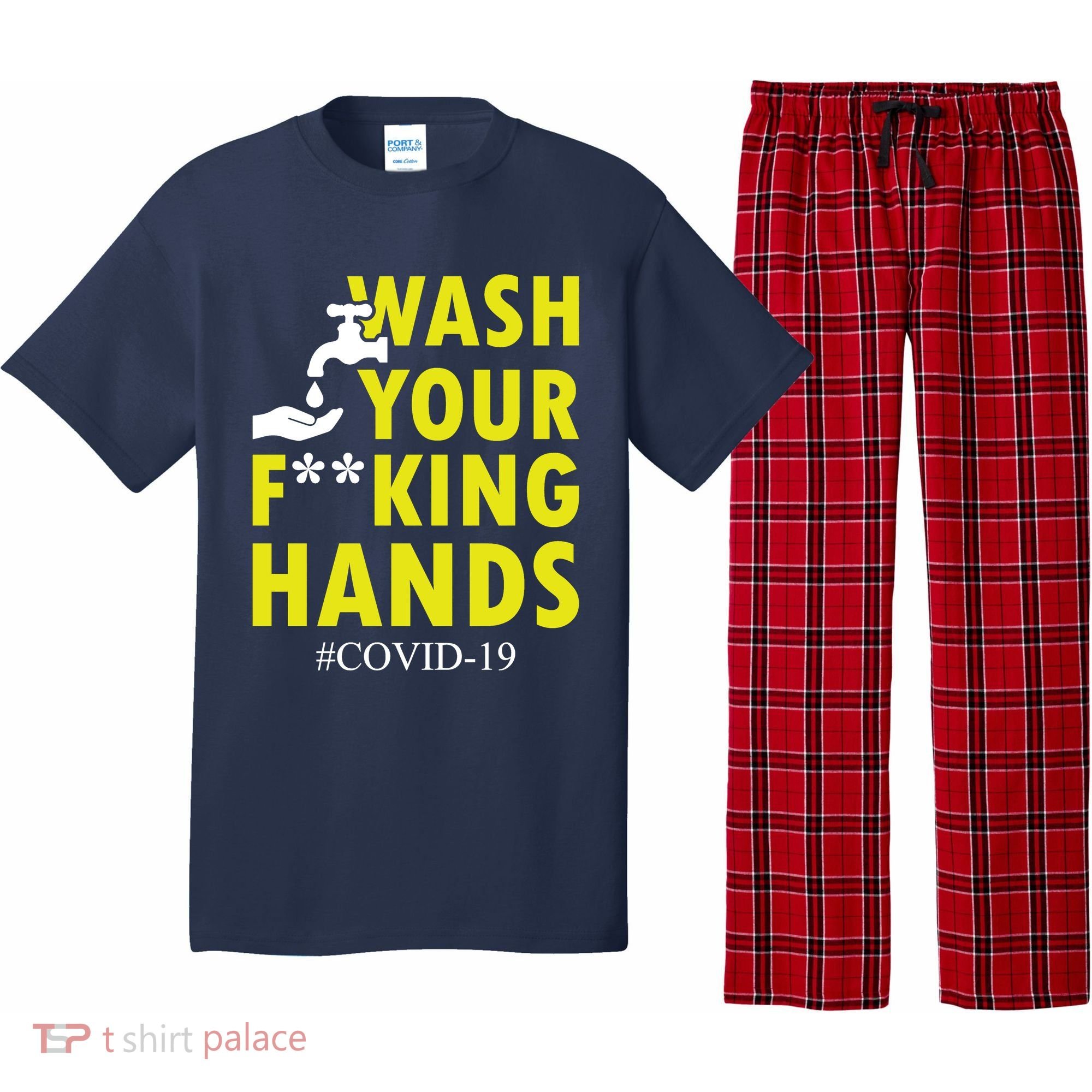 Wash Your F*ing Hands Covid19 Pajama Set