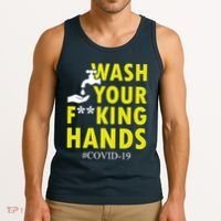 Wash Your F*ing Hands Covid19 Tank Top thumb 3