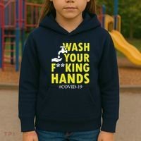 Wash Your F*ing Hands Covid19 Kids Hoodie thumb 3