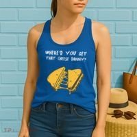 WhereD Ya Get That Cheese Danny Shane Gillis Grilled Cheese Women's Tank Top thumb 2