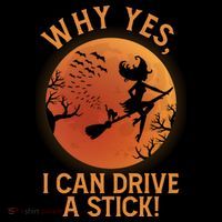 Why Yes I Can Drive A Stick Funny Halloween Witch Coffee Mug thumb 5