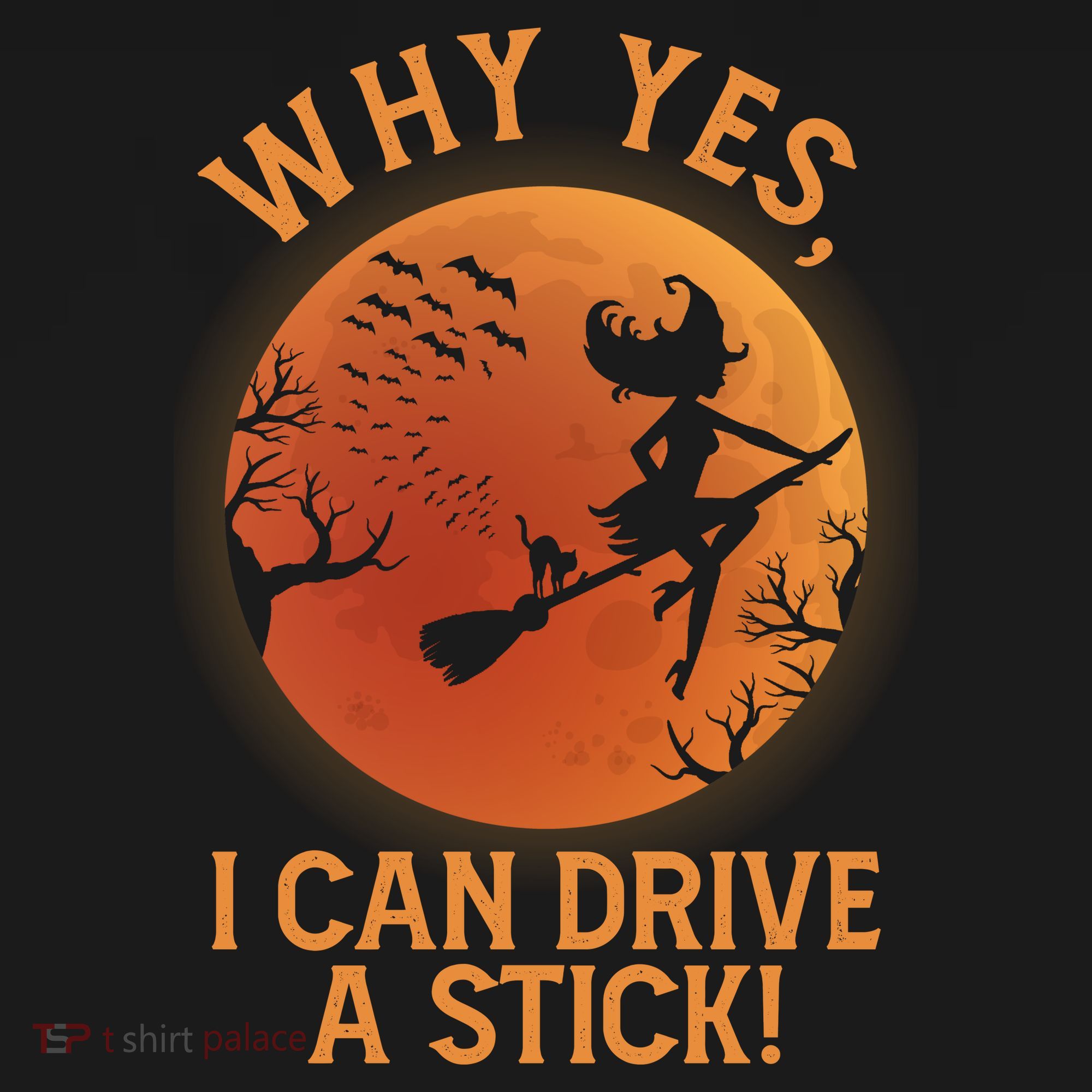 Why Yes I Can Drive A Stick Funny Halloween Witch Women's Tank Top
