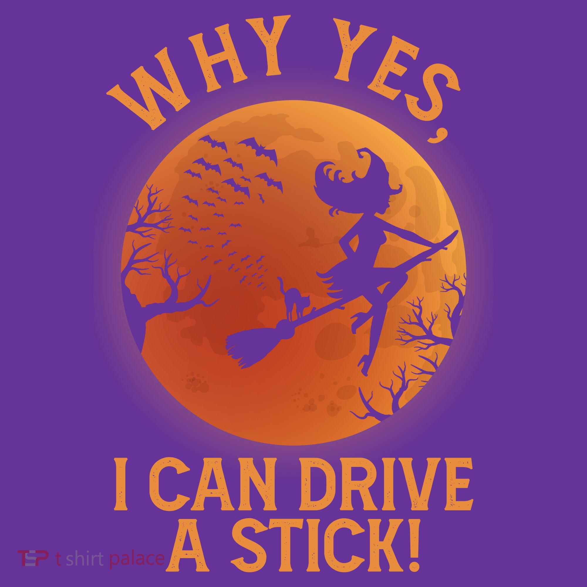 Why Yes I Can Drive A Stick Funny Halloween Witch Mousepad