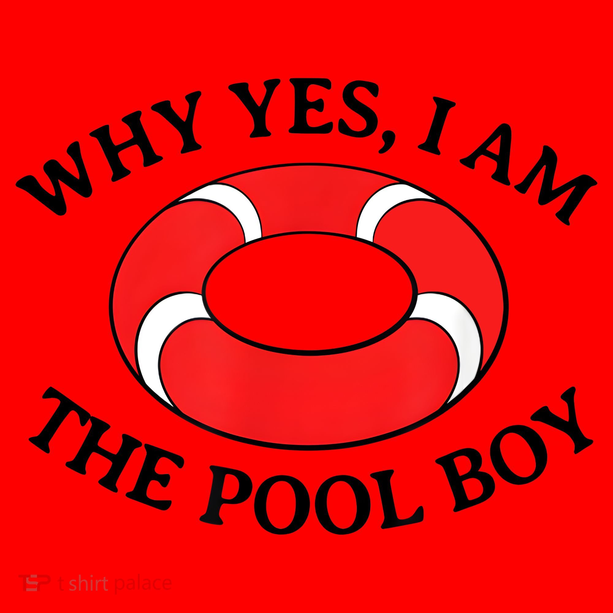 Why Yes I Am The Pool Boy Funny Swimming Accessories Gift Santa Hat