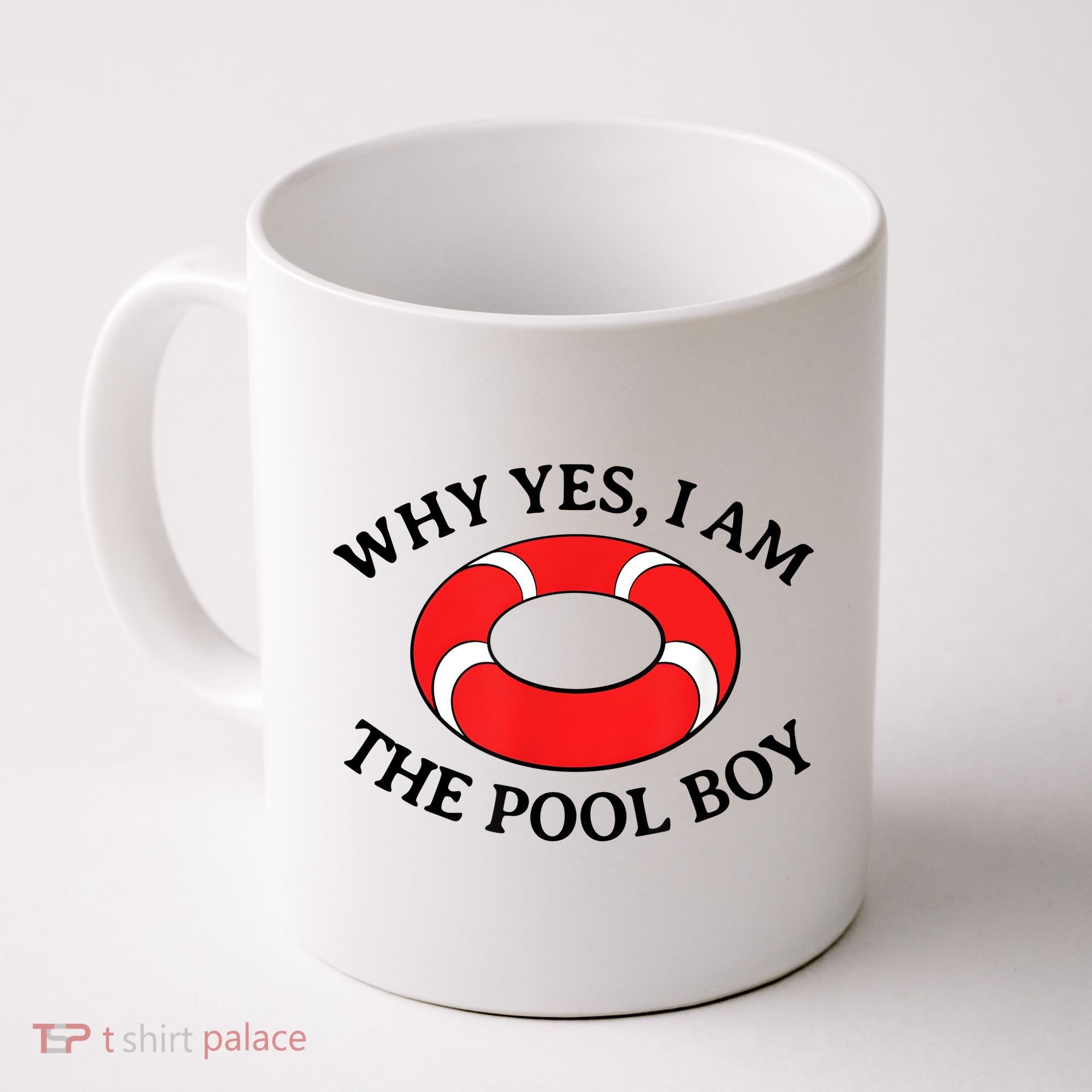 Why Yes I Am The Pool Boy Funny Swimming Accessories Gift Coffee Mug