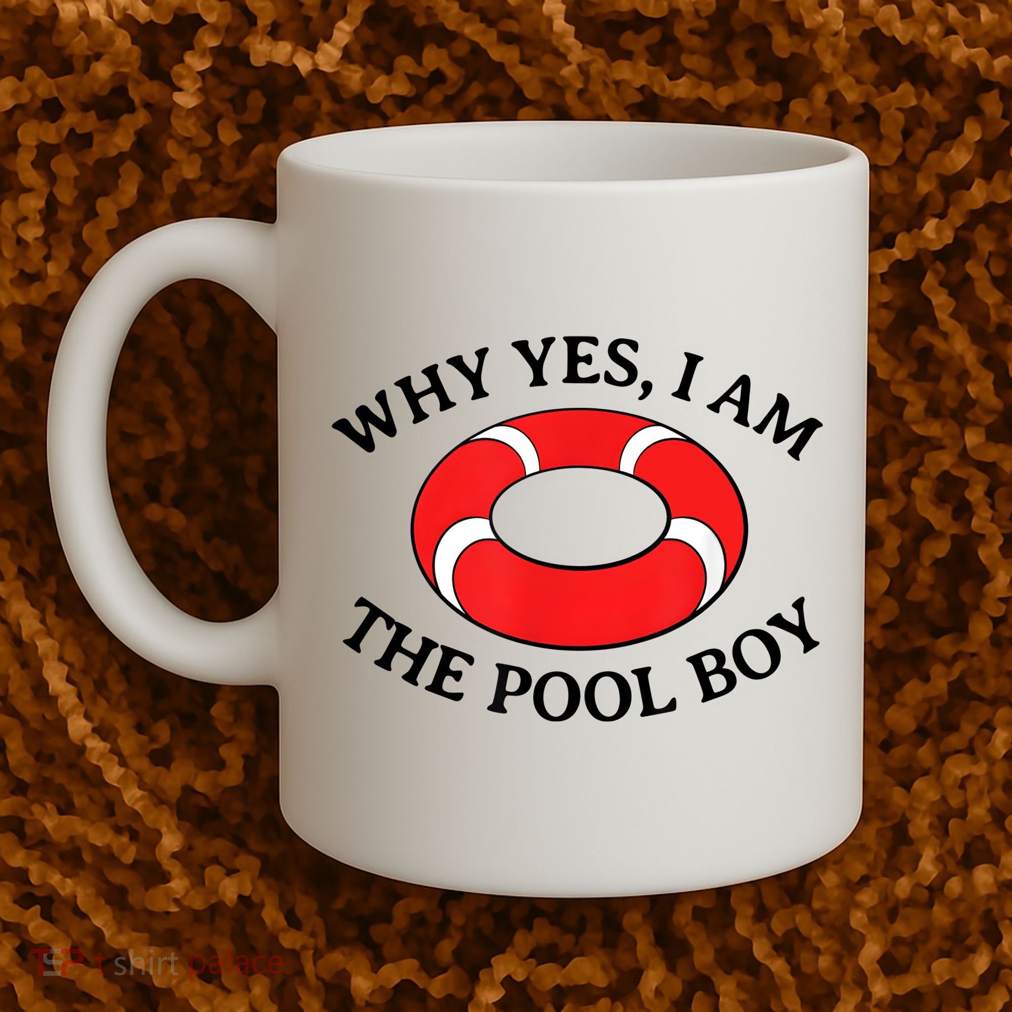 Why Yes I Am The Pool Boy Funny Swimming Accessories Gift Coffee Mug