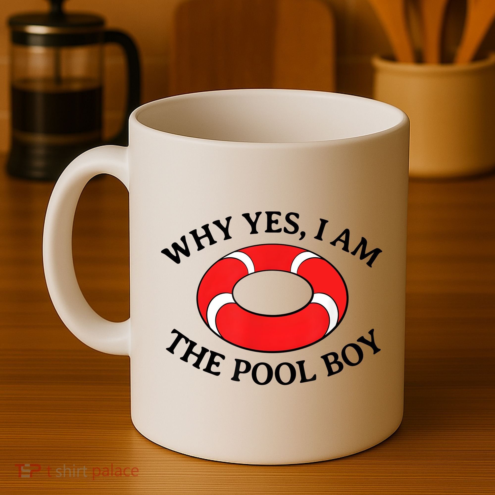 Why Yes I Am The Pool Boy Funny Swimming Accessories Gift Coffee Mug