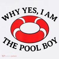 Why Yes I Am The Pool Boy Funny Swimming Accessories Gift Women's Hoodie thumb 2