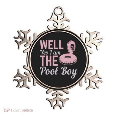 Well Yes I Am The Pool Boy Ornament