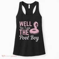 Well Yes I Am The Pool Boy Women's Tank Top thumb 0