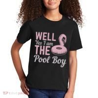 Well Yes I Am The Pool Boy Kids T-Shirt thumb 2