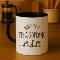 Why Yes I'm A Sopranino Musical Coffee Mug thumb 4