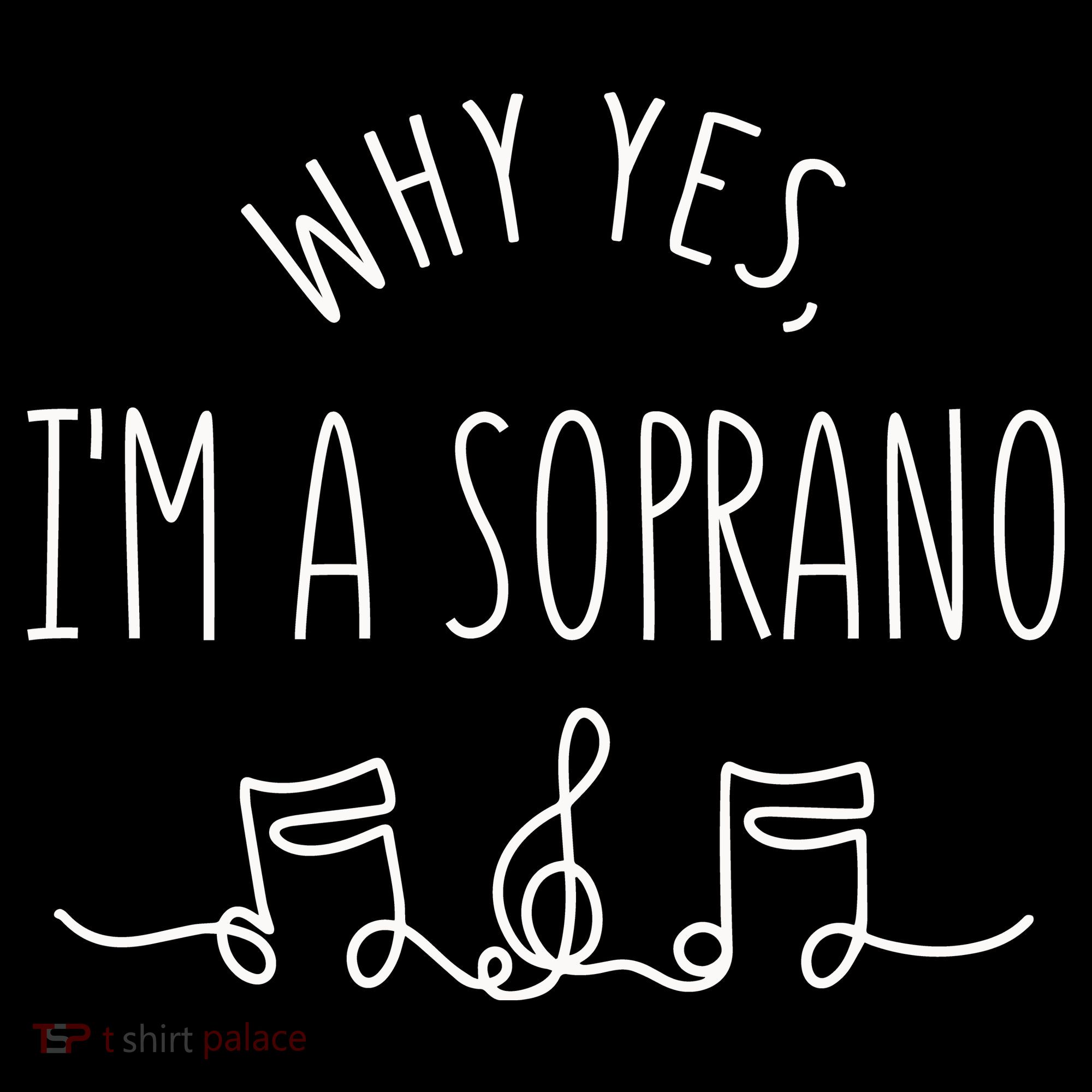 Why Yes I'm A Sopranino Musical Women's Hoodie