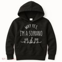 Why Yes I'm A Sopranino Musical Kids Hoodie thumb 0