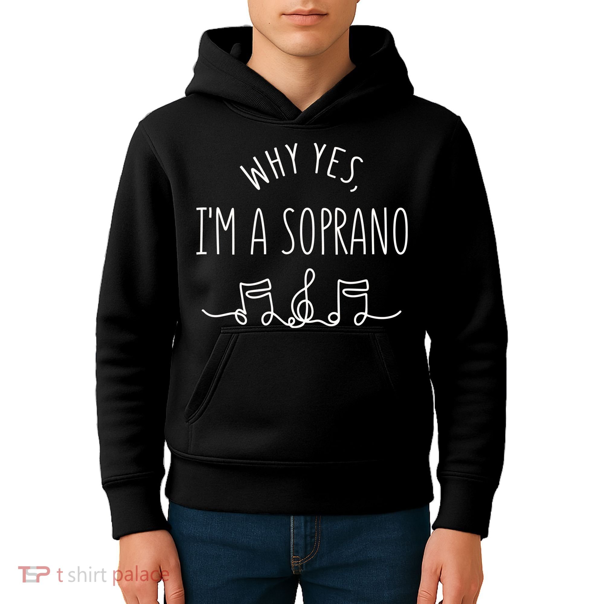 Why Yes I'm A Sopranino Musical Kids Hoodie