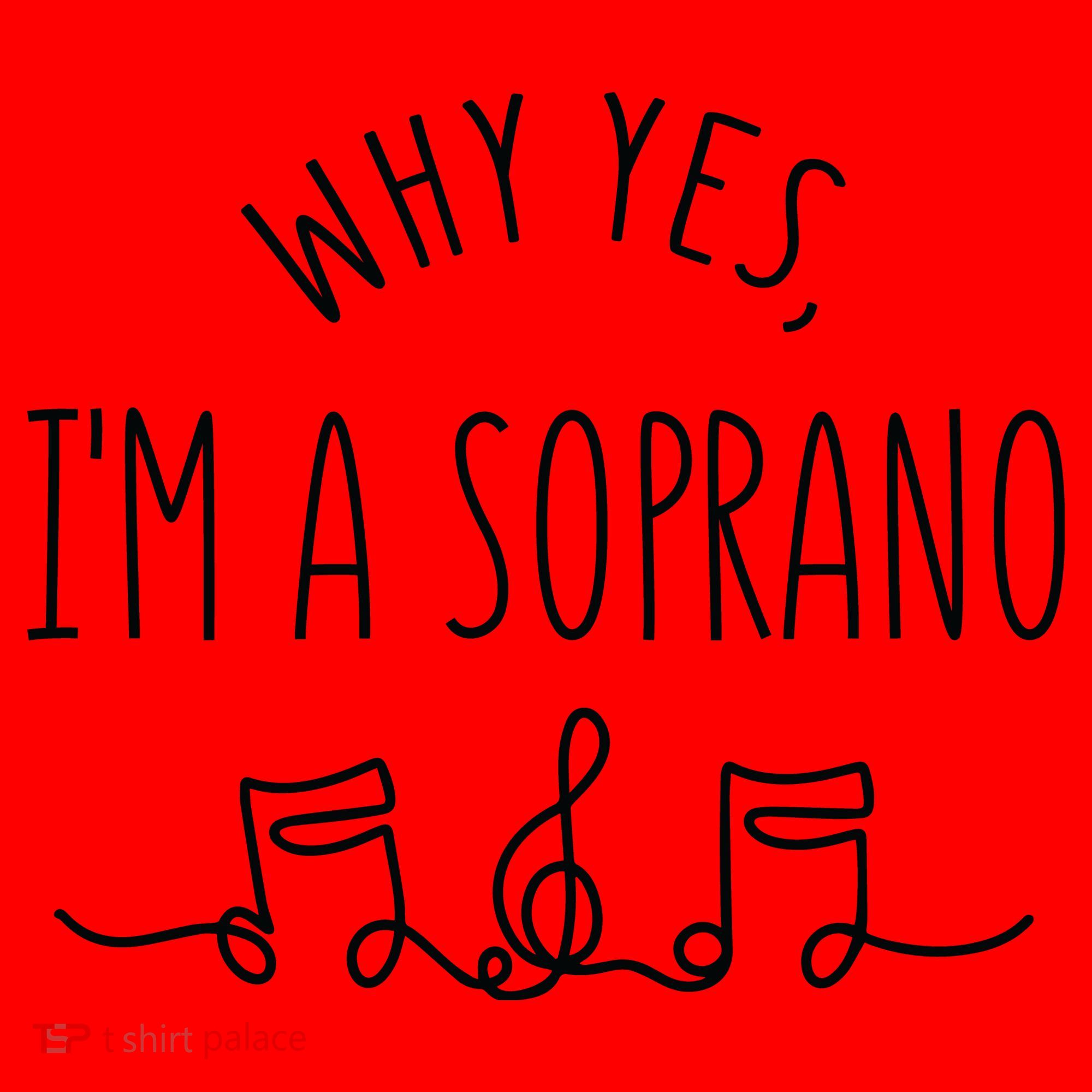 Why Yes I'm A Sopranino Musical Santa Hat
