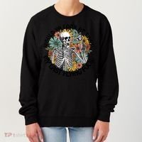 Would Ya Look At That My Last Flying Fuck Skeleton Halloween Gift Women's Sweatshirt thumb 0