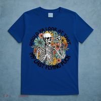 Would Ya Look At That My Last Flying Fuck Skeleton Halloween Gift T-Shirt thumb 5