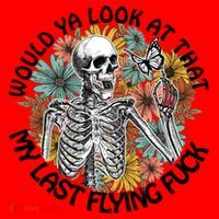 Would Ya Look At That My Last Flying Fuck Skeleton Halloween Gift Santa Hat thumb 1