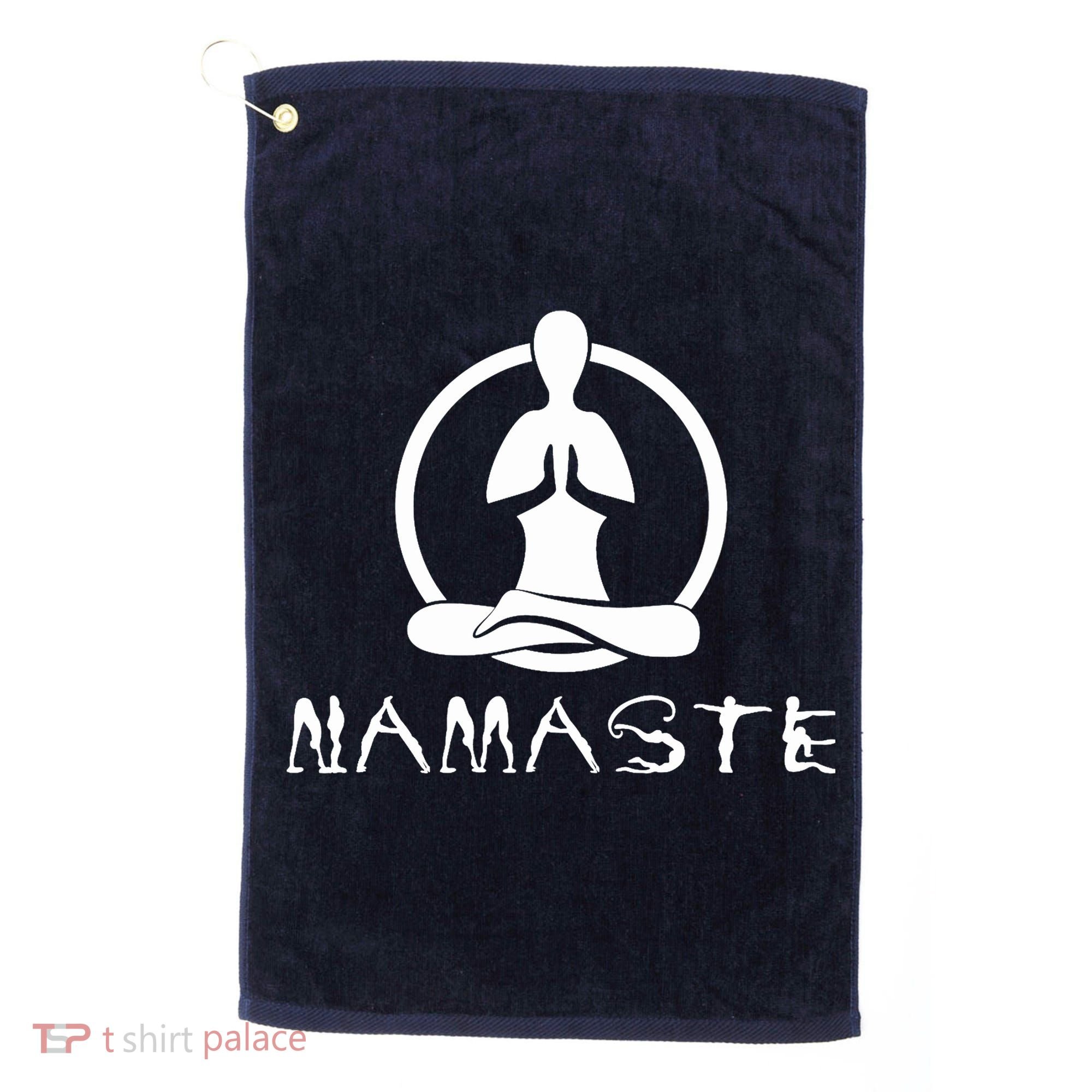 Workout Yoga Namaste Yoga Golf Towel