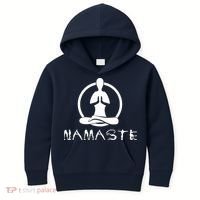 Workout Yoga Namaste Yoga Kids Hoodie thumb 0
