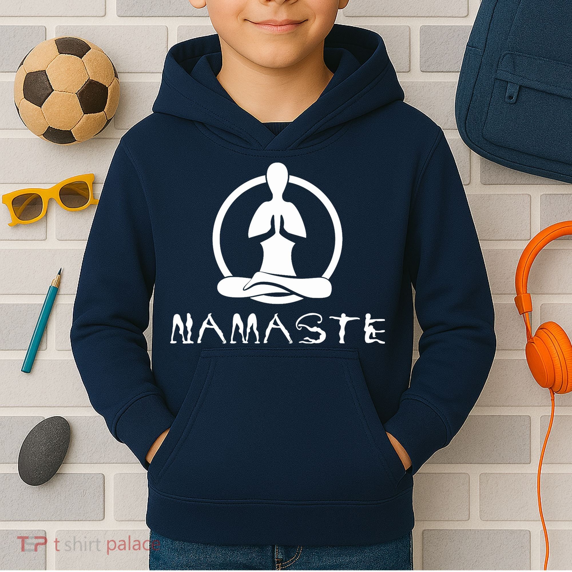Workout Yoga Namaste Yoga Kids Hoodie