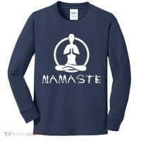 Workout Yoga Namaste Yoga Kids Long Sleeve Shirt thumb 0