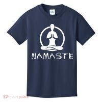 Workout Yoga Namaste Yoga Kids T-Shirt thumb 0