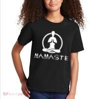 Workout Yoga Namaste Yoga Kids T-Shirt thumb 2