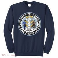 Wyoming Distressed State Seal Sweatshirt thumb 0