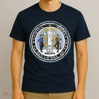 Wyoming Distressed State Seal T-Shirt thumb 3
