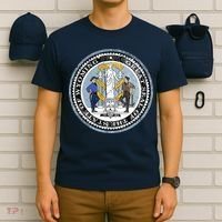 Wyoming Distressed State Seal T-Shirt thumb 6