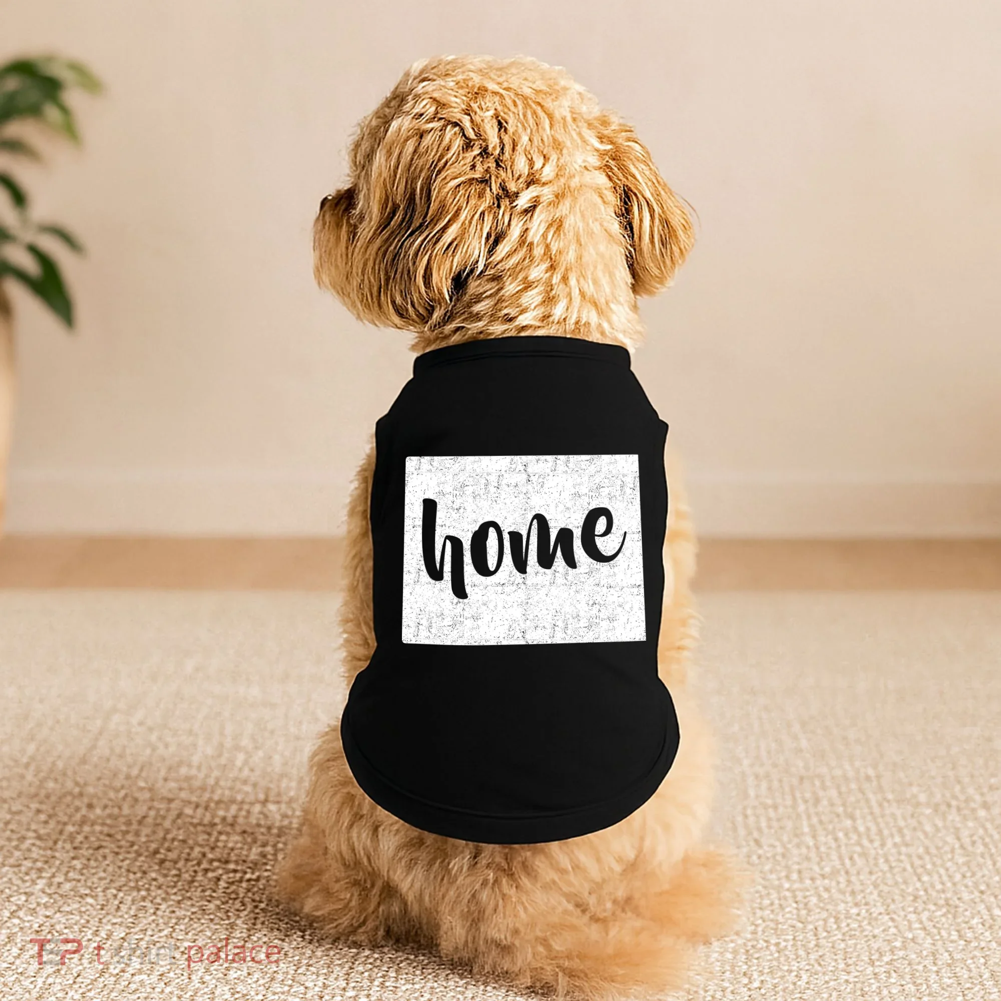 Wyoming Home State Doggie Tank
