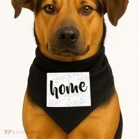 Wyoming Home State USA-Made Doggie Bandana thumb 1