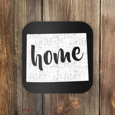 Wyoming Home State Coaster