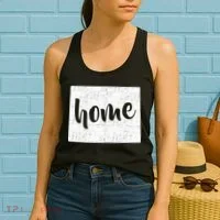Wyoming Home State Women's Tank Top thumb 2