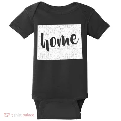 Wyoming Home State Baby Bodysuit
