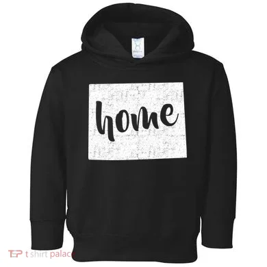 Wyoming Home State Toddler Hoodie