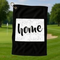 Wyoming Home State Golf Towel thumb 1